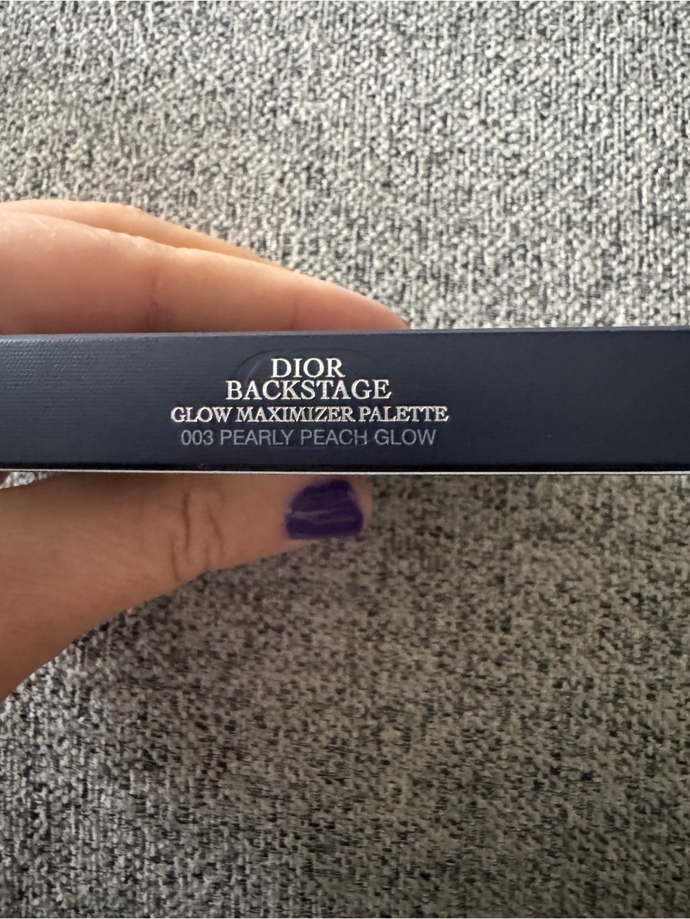 NIB Dior “Backstage Glow Maximizer Palette” 003 Pearly Peach Glow - Picture 3 of 12